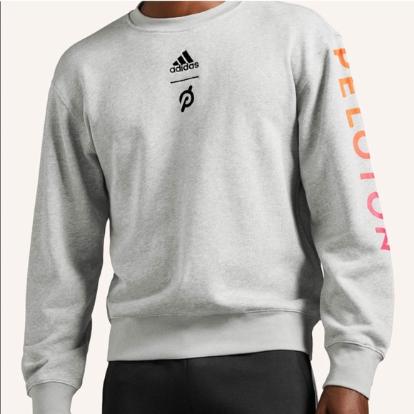 Adidas x Peloton Unisex Grey Crewneck Size L - Picture 5 of 5
